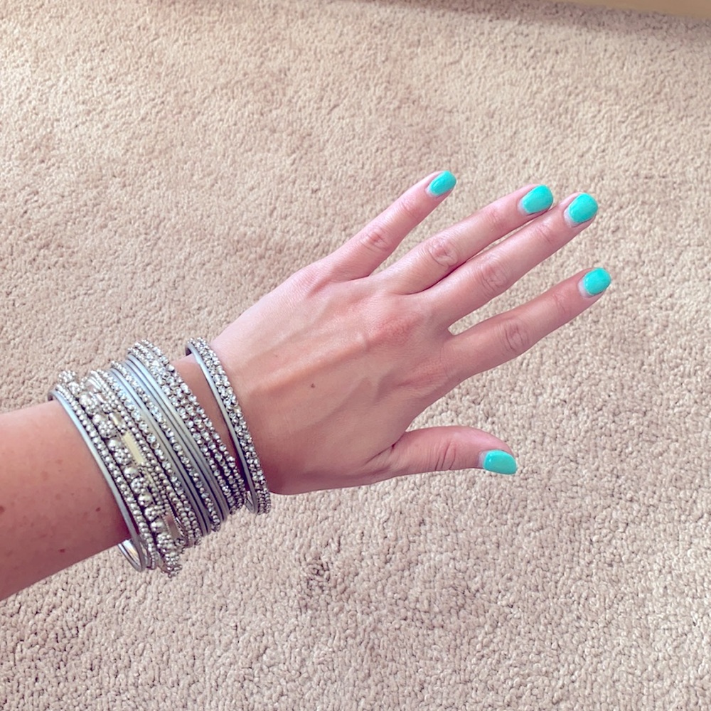 Silver bangles